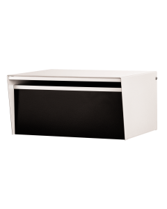 Metro Back Opening Letterbox - Silver Pearl