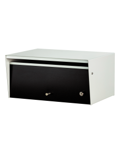 Metro Front Opening Letterbox - Silver Pearl